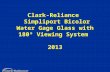 Clark-Reliance Simpliport Bicolor Water Gage Glass with 180º Viewing System 2013.