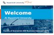 Faculty of Economics and Business Administration Welcome At Maastricht University.