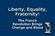 Liberty, Equality, Fraternity! The French Revolution Brings Change and Blood.