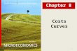 1 Costs Curves Chapter 8. 2 Chapter Eight Overview 1.Introduction 2.Long Run Cost Functions Shifts Long run average and marginal cost functions Economies.