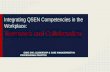 Integrating QSEN Competencies in the Workplace: Teamwork and Collaboration GNRS 586: LEADERSHIP & CARE MANAGEMENT IN PROFESSIONAL PRACTICE.