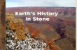 Earth’s History in Stone. I. Fossils A. evidence of organisms that lived long ago. B. Fossils are found in layers of sedimentary rock. The organism is.