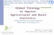 Improving Statistics for Food Security, Sustainable Agriculture and Rural Development – Action Plan for Africa Mukesh K Srivastava FAO Statistics Division,