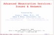 © 1996-2010 Abbey & Abbey, Consultants, Inc. Slide # 1 Advanced Observation Services: Issues & Answers Version 9.6 - 2010 Notes © 1999-2010, Abbey & Abbey,