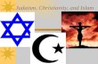 Judaism, Christianity, and Islam. The Hebrews(Israelites)  Group of Nomadic people from Canaan –Abraham  1 st to worship one god.