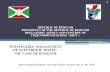 REPUBLIC OF BURUNDI PRESIDENCY OF THE REPUBLIC OF BURUNDI REGULATORY AGENCY AND CONTROL OF TELECOMMUNICATIONS "ARCT » SUSTAINABLE MANAGEMENT OF ELECTRONIC.