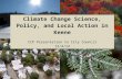 Climate Change Science, Policy, and Local Action in Keene CCP Presentation to City Council 12/4/14.