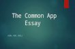 The Common App Essay (DUN, DUN, DUN…). Overview Information  You only get 650 words; use those words very carefully.  DO NOT LIE, MAKE UP, OR EXAGGERATE.