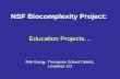 NSF Biocomplexity Project: Education Projects… Rob Buirgy, Thompson School District, Loveland, CO.