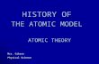 HISTORY OF THE ATOMIC MODEL ATOMIC THEORY Mrs. Gibson Physical Science.
