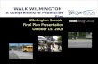 1 WALK WILMINGTON A Comprehensive Pedestrian Plan Wilmington Sorosis Final Plan Presentation October 15, 2009.