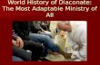 World History of Diaconate: The Most Adaptable Ministry of All.