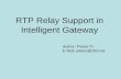 RTP Relay Support in Intelligent Gateway Author: Pieere Pi E-Mail: pieere@263.net.