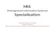 MIS (Management Information Systems) Specialization Christian Brothers University School of Business .