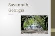 Savannah, Georgia Itinerary. Savannah, Georgia Total Budget I have $5,000 to plan my dream vacation to any place in America. I chose Savannah, Georgia.