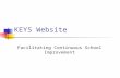 KEYS Website Facilitating Continuous School Improvement.