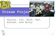 Stream Project Alyssa, Ian, Nick, Dan, Kosuke, and Billy A.