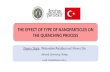 THE EFFECT OF TYPE OF NANOPARTICLES ON THE QUENCHING PROCESS Dogan Ciloglu, Abdurrahim Bolukbasi and Harun Cifci Ataturk University, Turkey e-mail: dciloglu@atauni.edu.tr.