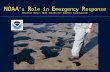 NOAA ’s R ole in E mergency R esponse (Charlie Henry, NOAA Scientific Support Coordinator)