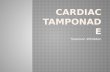 Shannen Whiddon.  Cardiac tamponade is a condition in which cardiac filling is impeded by an external force.
