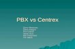 PBX vs Centrex Garry Meadows Steve Klesper Tom Ondick Aaron Hurt Ron Pridemore Tim Wade.