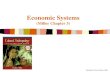 Copyright © Allyn & Bacon 2008 Economic Systems (Miller Chapter 3)