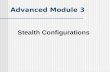 Advanced Module 3 Stealth Configurations. DNS Stealth Configurations Stealth (aka DMZ, Split) Definition: Public and Private Resources (IP addresses and.