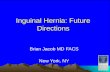 Inguinal Hernia: Future Directions Brian Jacob MD FACS New York, NY.