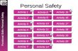 Functional Skills: Personal Safety Activity 1 Activity 2 Activity 3 Activity 4 Personal Safety Activity 5 Activity 7 Activity 8 Activity 9 Activity 10.