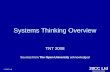 20CC Ltd Independent Consultants © 20CC Ltd Systems Thinking Overview TNT 2008 Sources from The Open University acknowledged.