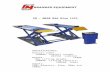 IM - MR30 Mid Rise Lift Specifications: Overall width: 1890mm Overall Length: 2045mm Lowered Height: 110mm Max Lifting Height: 1000mm Lifting Capacity: