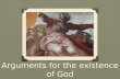 Arguments for the existence of God. Ontological Argument Anselm.