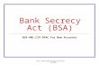 Bank Secrecy Act (BSA) BSA-AML-CIP-OFAC For New Accounts  02/2010.