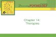 Chapter 14: Therapies. Psychological disorder—troubling thoughts, feelings, or behaviors that cause psychological discomfort or interfere with a person’s.
