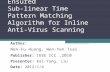 SHOCK: A Worst-Case Ensured Sub-linear Time Pattern Matching Algorithm for Inline Anti-Virus Scanning Author: Nen-Fu Huang, Wen-Yen Tsai Publisher: IEEE.