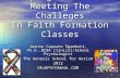 1 Aspergers & PDD Meeting The Challeges In Faith Formation Classes Joanne Capuano Sgambati, Ph.D.,BCBA Clinical/School Psychologist The Genesis School.