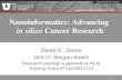 Department of Biomedical Informatics Nanoinformatics: Advancing in silico Cancer Research David E. Jones John D. Morgan Award Research partially supported.