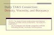 Daily TAKS Connection: Density, Viscosity, and Buoyancy IPC(7): The student knows relationships exist between properties of matter and its components.