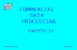 Standard Grade Computing COMMERCIAL DATA PROCESSING CHAPTER 13.