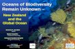 Dennis P. Gordon NIWA Mark Costello Auckland University Edward Vanden Berghe Rutgers University Oceans of Biodiversity Remain Unknown – New Zealand and.