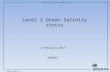 SMOS L2 Ocean Salinity  Level 2 Ocean Salinity status 4 February 2013 ARGANS.