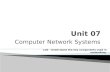 Computer Network Systems LO2 - Understand the key components used in networking.