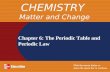 Chapter 6: The Periodic Table and Periodic Law CHEMISTRY Matter and Change.