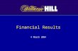 Financial Results 4 March 2004. David Harding Chief Executive 2.