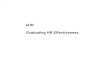 EHR Evaluating HR Effectiveness. Chapter 29 The e-HR.