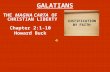 GALATIANS THE MAGNA CARTA OF CHRISTIAN LIBERTY Chapter 2:1-10 Howard Buck JUSTIFICATION BY FAITH.