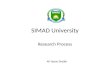 SIMAD University Research Process Ali Yassin Sheikh.
