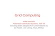 Grid Computing Anda Iamnitchi Federated Distributed Systems, Fall ‘06 Including slides adapted from presentations by Ian Foster, Lee Liming, Paul Jeffreys.