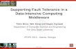 IPDPS, 2010 1 Supporting Fault Tolerance in a Data-Intensive Computing Middleware Tekin Bicer, Wei Jiang and Gagan Agrawal Department of Computer Science.