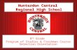 Hunterdon Central Regional High School 8 th Grade Program of Studies & Freshman Course Selection Orientation.